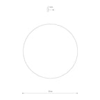 Nowodvorski Kinkiet RING TIMBER LED XL 16W 50/60Hz - Sklejka - Ciemne drewno 11292