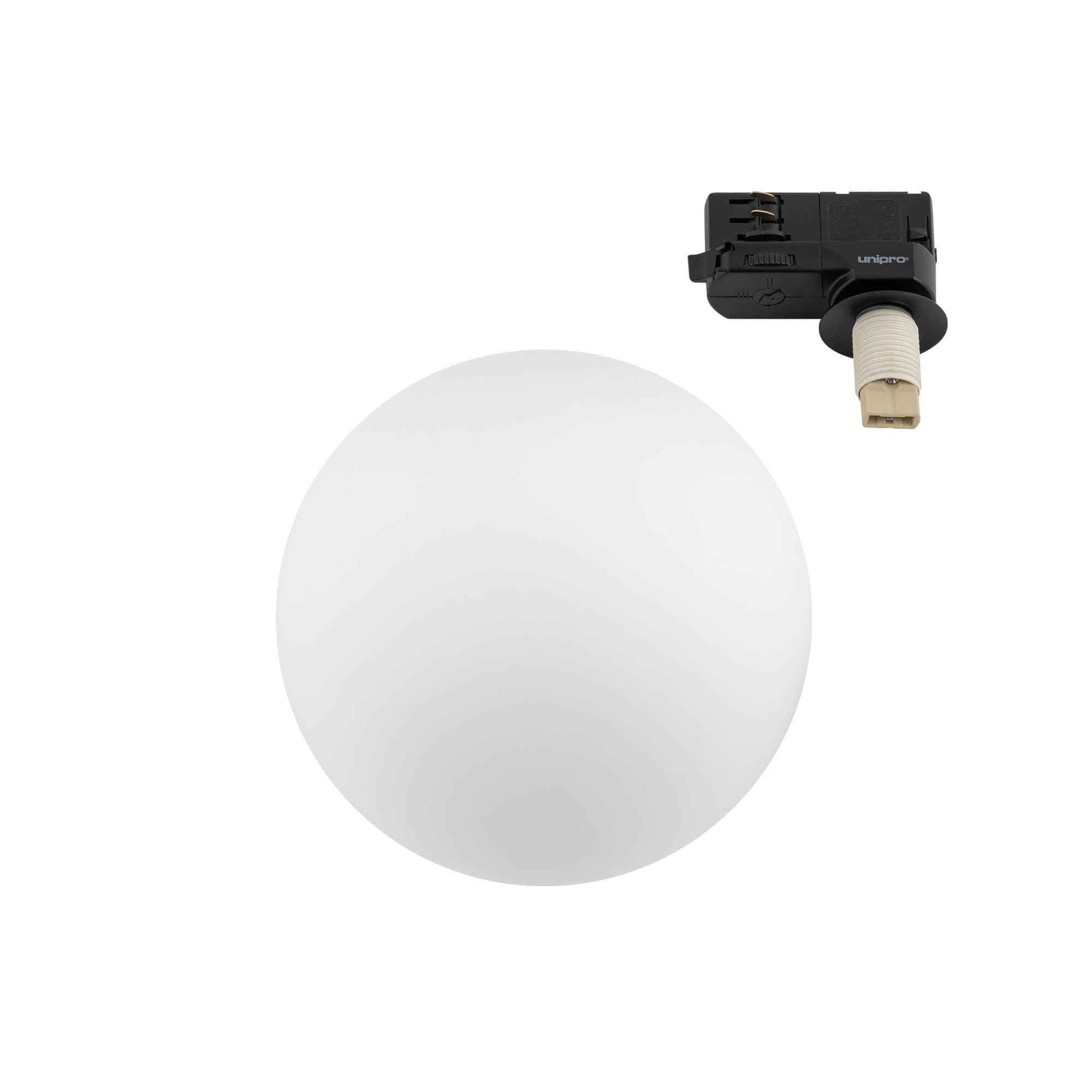 Nowodvorski System szynowy CTLS SNOWBALL 3-obwodowy CTLS Lampa 12W only LED - Tworzywo sztuczne PC - Czarny II