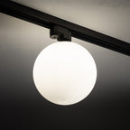 Nowodvorski System szynowy PROFILE SNOWBALL 1-obwodowy Profile Lampa 12W only LED - Tworzywo sztuczne PC - Czarny II 11298