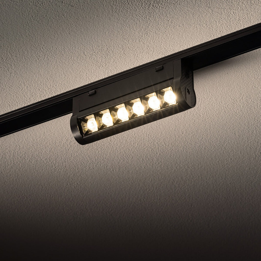 Nowodvorski System szynowy UT-LVM FOCUS SWING LED 6W 1-obwodowy niskonapięciowy 48V UT-LVM Lampa LED 6W - Aluminium - Czarny I 11310