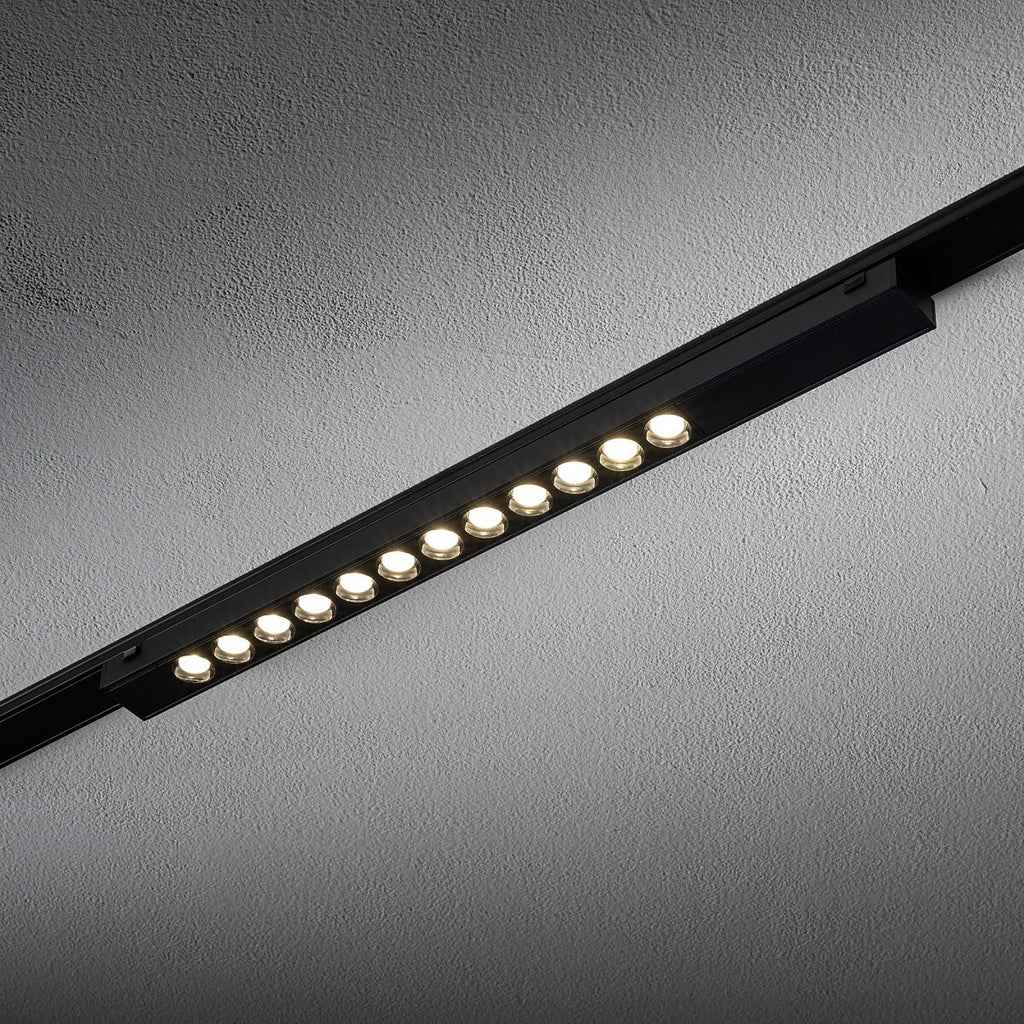 Nowodvorski System szynowy UT-LVM FOCUS LED 12W 1-obwodowy niskonapięciowy 48V UT-LVM Lampa LED 12W - Aluminium - Czarny II 11331