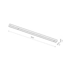 Nowodvorski System szynowy UT-LVM LINE LED 18W 1-obwodowy niskonapięciowy 48V UT-LVM Lampa LED 18W - Aluminium - Czarny II 11334