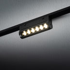 Nowodvorski System szynowy UT-LVM FOCUS SWING LED 6W 1-obwodowy niskonapięciowy 48V UT-LVM Lampa LED 6W - Aluminium - Czarny II 11335
