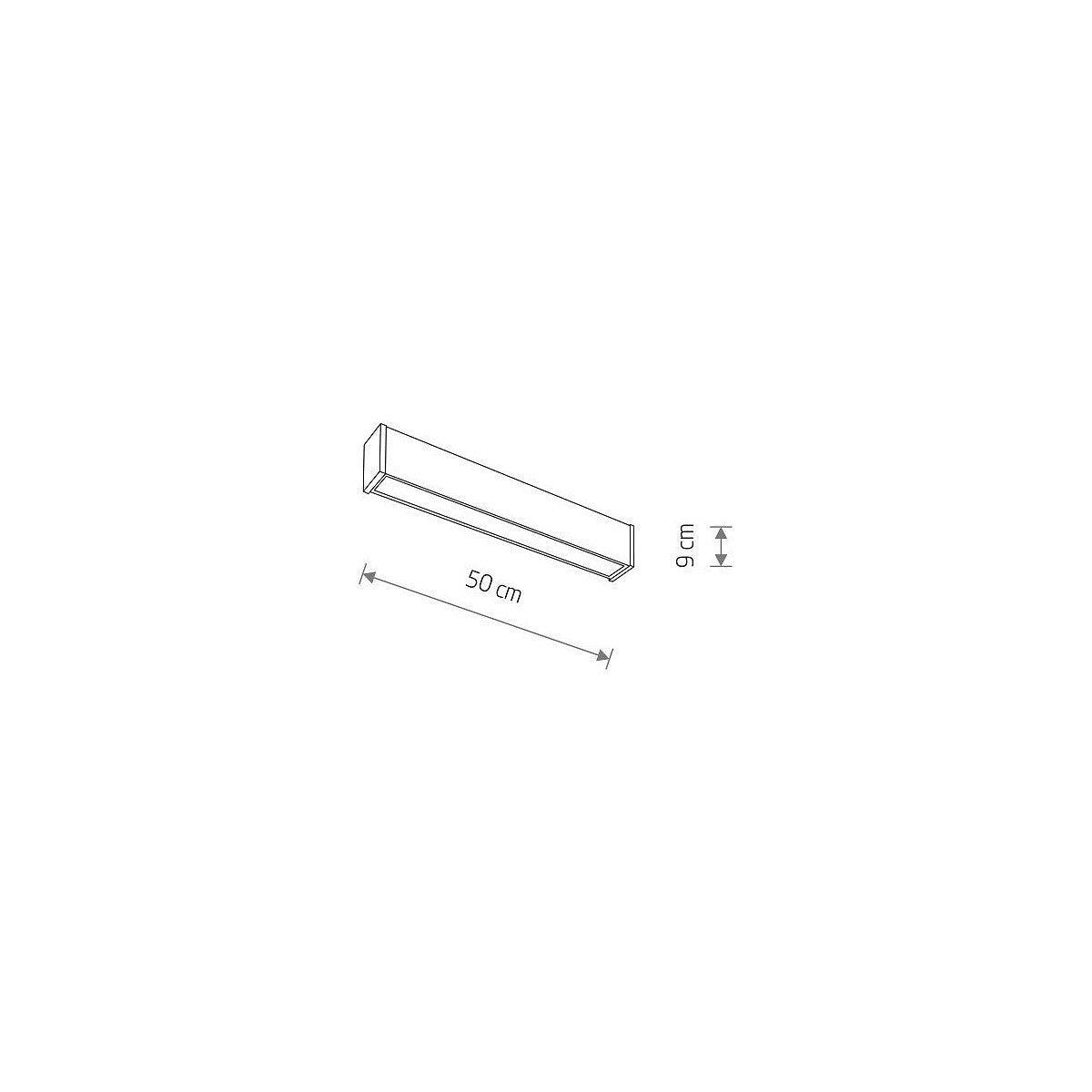 Nowodvorski Plafon OUTLINE LED S 20W 50/60Hz IP44 - Aluminium lakierowane - Czarny 11360