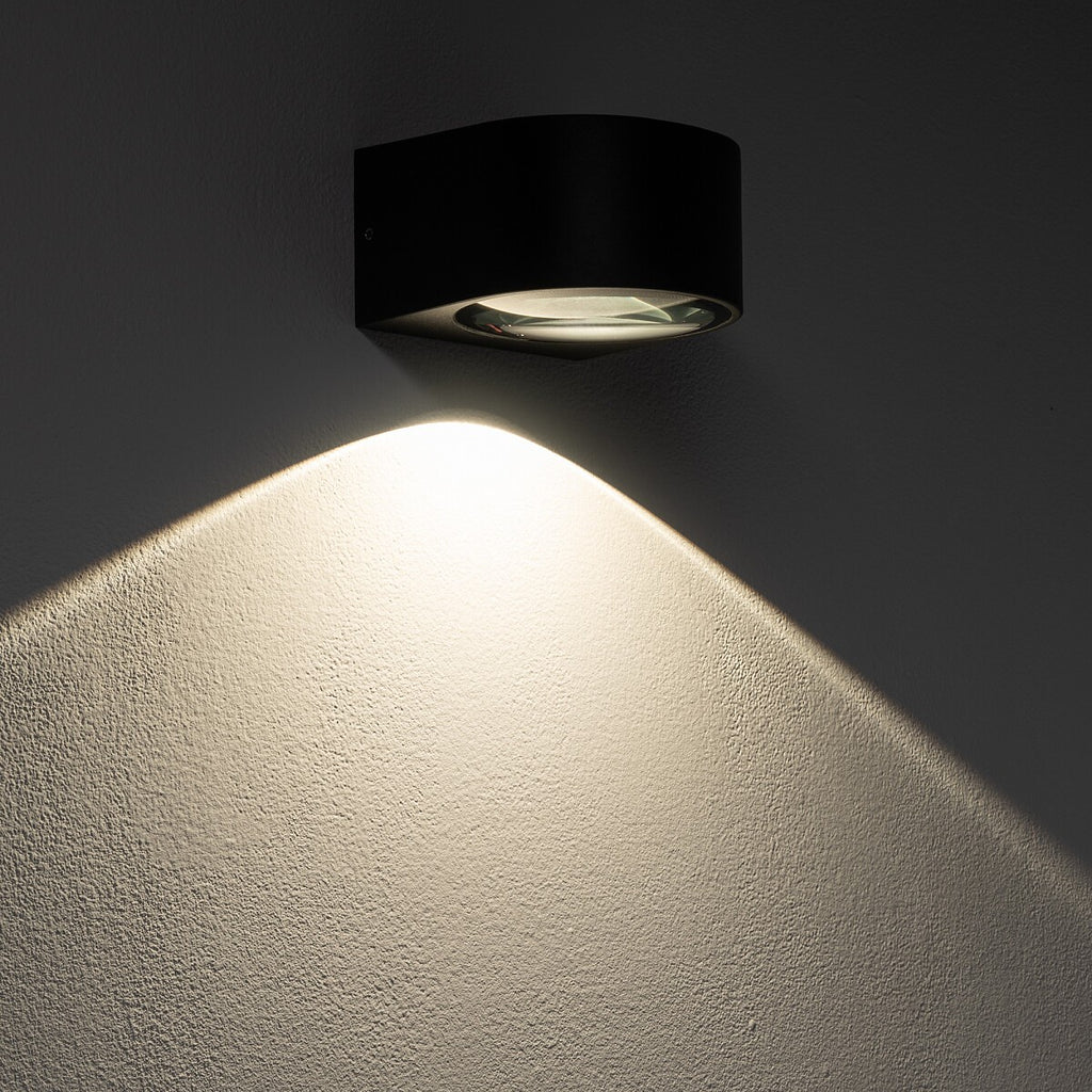 Nowodvorski Lampa ścienna natynkowa NEL LED 5W 50/60Hz IP54 - Aluminium lakierowane - Czarny 11368