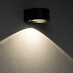 Nowodvorski Lampa ścienna natynkowa NEL LED 5W 50/60Hz IP54 - Aluminium lakierowane - Czarny 11368