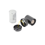 Nowodvorski Lampa ścienna natynkowa IDA 10W LED 50/60Hz IP44 - Aluminium lakierowane - Czarny I