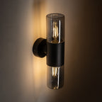 Nowodvorski Lampa ścienna natynkowa IDA 10W LED 50/60Hz IP44 - Aluminium lakierowane - Czarny II 11372