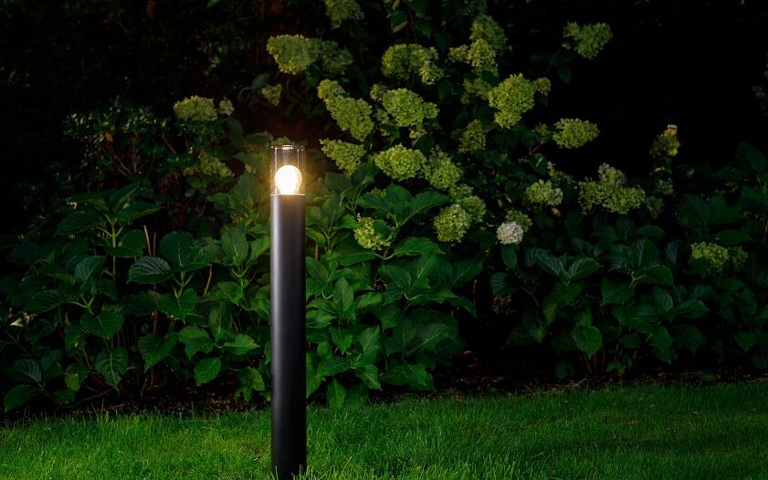 Nowodvorski Lampa stojąca IDA 10W LED 50/60Hz IP44 - Aluminium lakierowane - Czarny 11373
