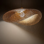 Nowodvorski Lampa wisząca HAVANA L 25W only LED 50/60Hz - Bambus - Naturalne drewno 11397