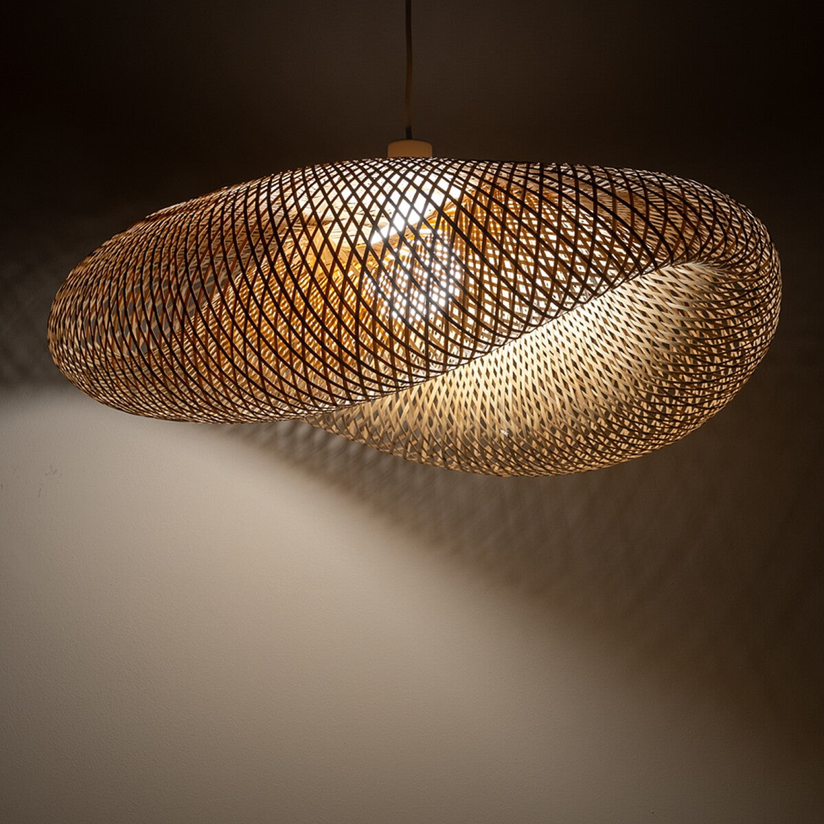 Nowodvorski Lampa wisząca HAVANA L 25W only LED 50/60Hz - Bambus - Naturalne drewno 11397