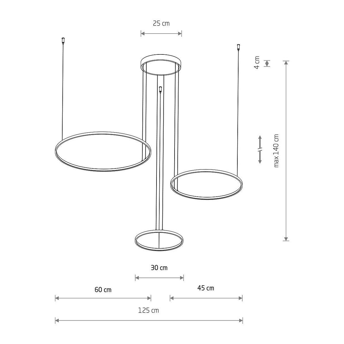 Nowodvorski Lampa wisząca CIRCOLO LED 45W 50/60Hz - Aluminium lakierowane - Silk olive 11398