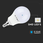 9W A60 Żarówka LED / Chip SAMSUNG / Barwa:3000K / Trzonek:E14