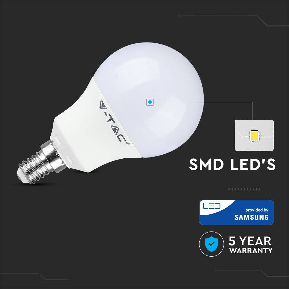 9W A60 Żarówka LED / Chip SAMSUNG / Barwa:6400K / Trzonek:E14