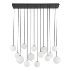 Nowodvorski Lampa wisząca SNOWBALL 12W only LED 50/60Hz - Stal lakierowana - Czarny