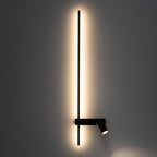 Nowodvorski Kinkiet regulowany z włącznikiem EASY LED LEFT 1x10W only LED, 1x11W LED 50/60Hz - Aluminium - Czarny 11425