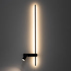 Nowodvorski Kinkiet regulowany z włącznikiem EASY LED RIGHT 1x10W only LED, 1x11W LED 50/60Hz - Aluminium - Czarny 11426