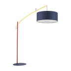 Nowodvorski Lampa podłogowa POISE B 25W only LED 220-230 50/60 Hz - Tkanina - Granatowy 11430