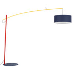 Nowodvorski Lampa podłogowa POISE B 25W only LED 220-230 50/60 Hz - Tkanina - Granatowy 11430