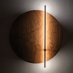 Nowodvorski Kinkiet SUNSET LED D 7W 220-230 50/60 - Sklejka - Ciemne drewno 11432