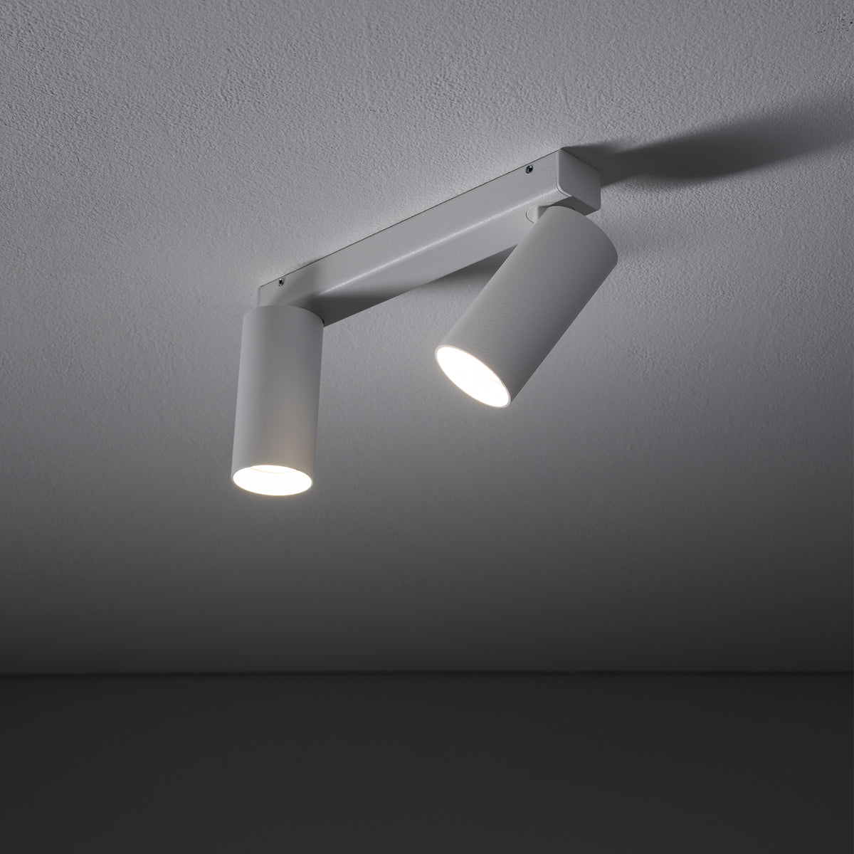Nowodvorski Reflektorek / Spot FOURTY 10W only LED 50/60Hz - Aluminium lakierowane - Biały I 11433 - lampa włączona