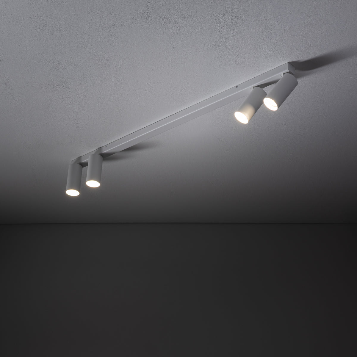 Nowodvorski Reflektorek / Spot FOURTY 10W only LED 50/60Hz - Aluminium lakierowane - Biały II 11434 - lampa włączona