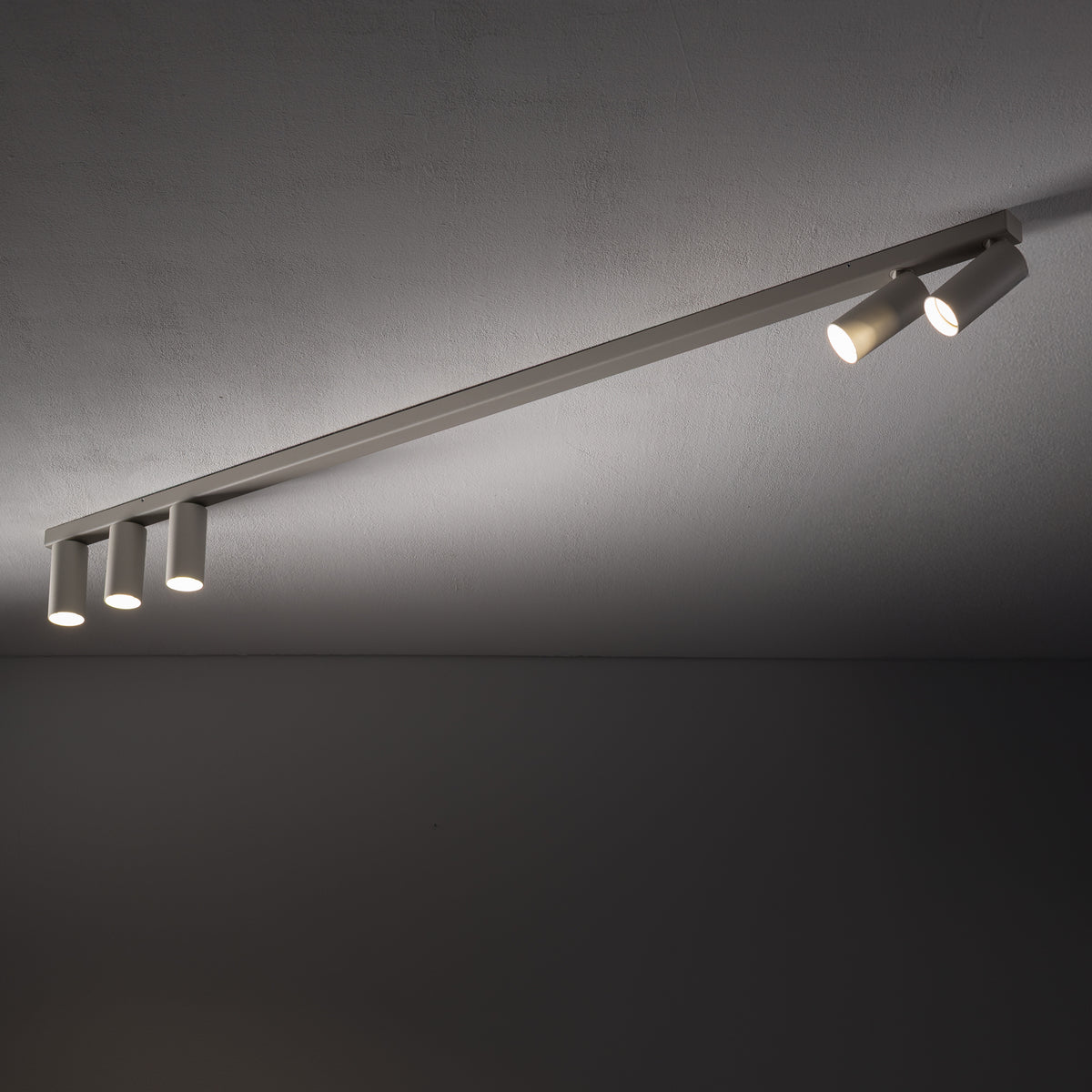 Nowodvorski Reflektorek / Spot FOURTY 10W only LED 50/60Hz - Aluminium lakierowane - Silk gray III 11440 - lampa włączona
