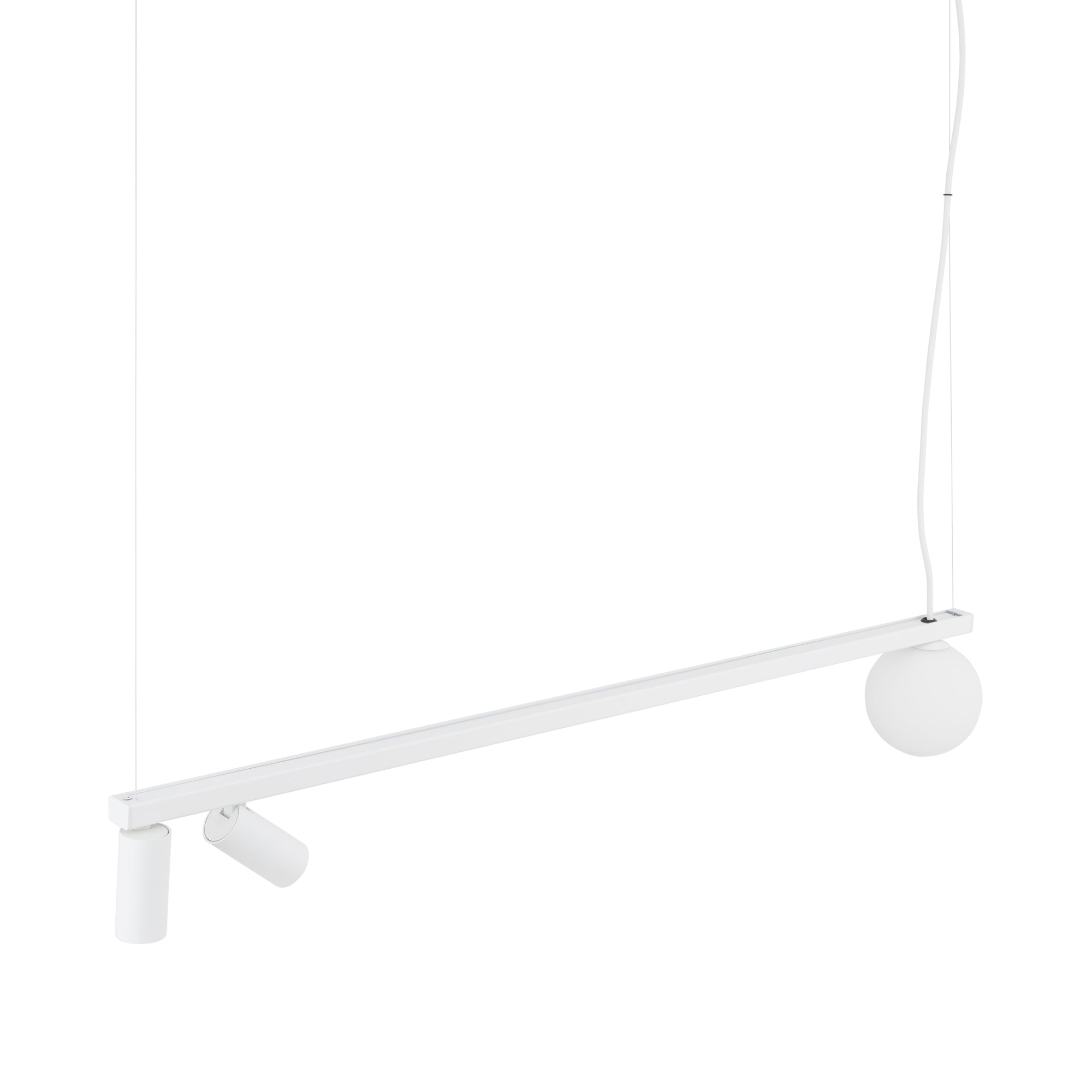 Nowodvorski Lampa wisząca FOURTY 10W only LED 50/60Hz - Aluminium lakierowane - Biały 11445