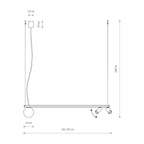 Nowodvorski Lampa wisząca FOURTY 10W only LED 50/60Hz - Aluminium lakierowane - Biały 11445