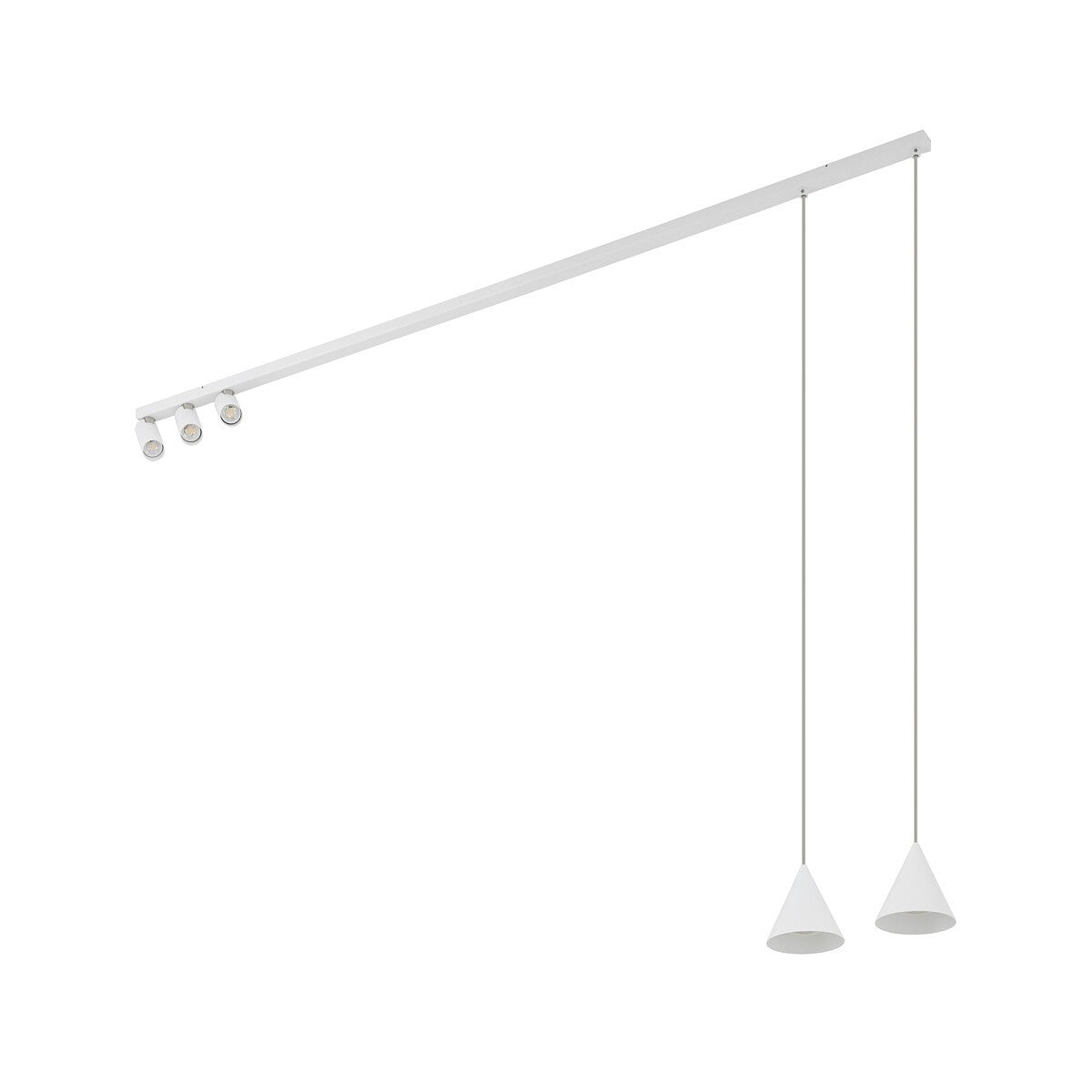 Nowodvorski Lampa przysufitowa FOURTY 10W only LED 50/60Hz - Aluminium lakierowane - Biały 11446