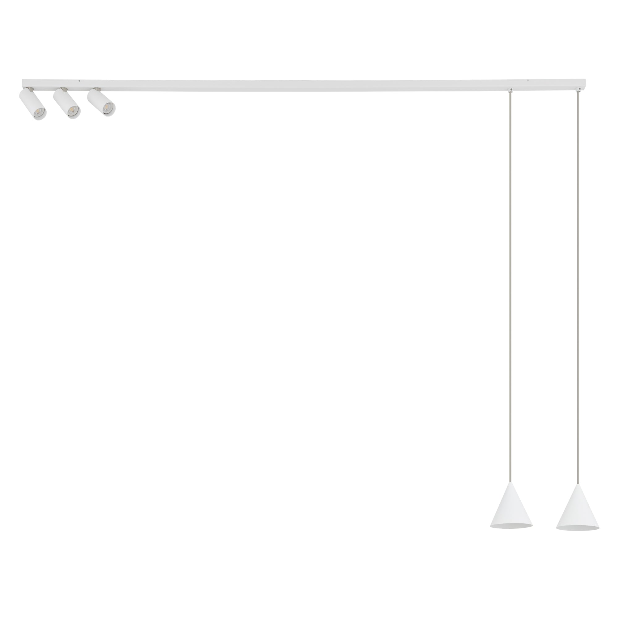 Nowodvorski Lampa przysufitowa FOURTY 10W only LED 50/60Hz - Aluminium lakierowane - Biały