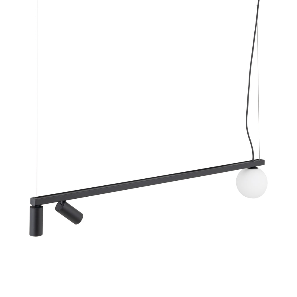 Nowodvorski Lampa wisząca FOURTY 10W only LED 50/60Hz - Aluminium lakierowane - Czarny 11447