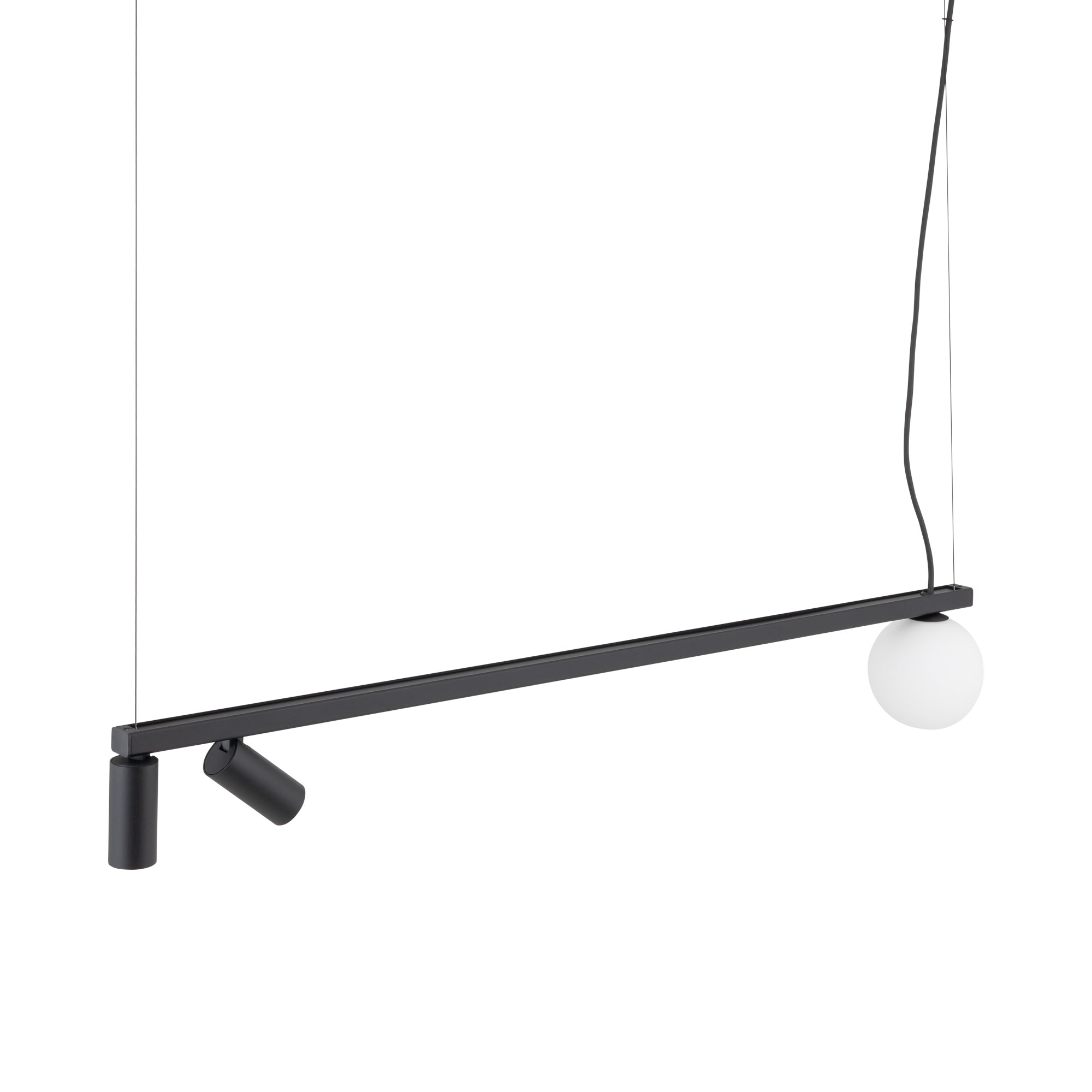 Nowodvorski Lampa wisząca FOURTY 10W only LED 50/60Hz - Aluminium lakierowane - Czarny 11447