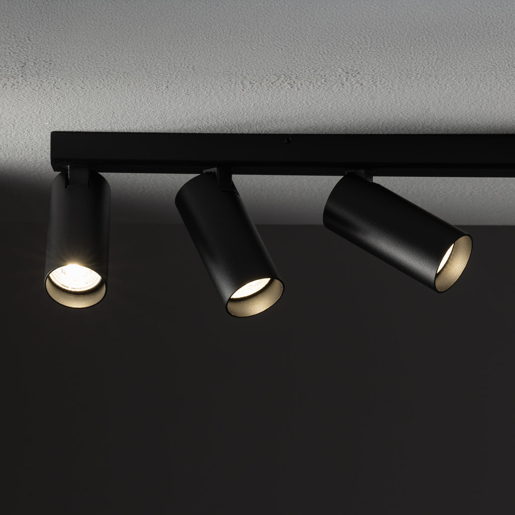Nowodvorski Lampa przysufitowa FOURTY 10W only LED 50/60Hz - Aluminium lakierowane - Czarny 11448