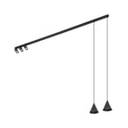 Nowodvorski Lampa przysufitowa FOURTY 10W only LED 50/60Hz - Aluminium lakierowane - Czarny 11448