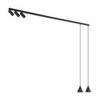 Nowodvorski Lampa przysufitowa FOURTY 10W only LED 50/60Hz - Aluminium lakierowane - Czarny 11448