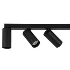 Nowodvorski Lampa przysufitowa FOURTY 10W only LED 50/60Hz - Aluminium lakierowane - Czarny 11448