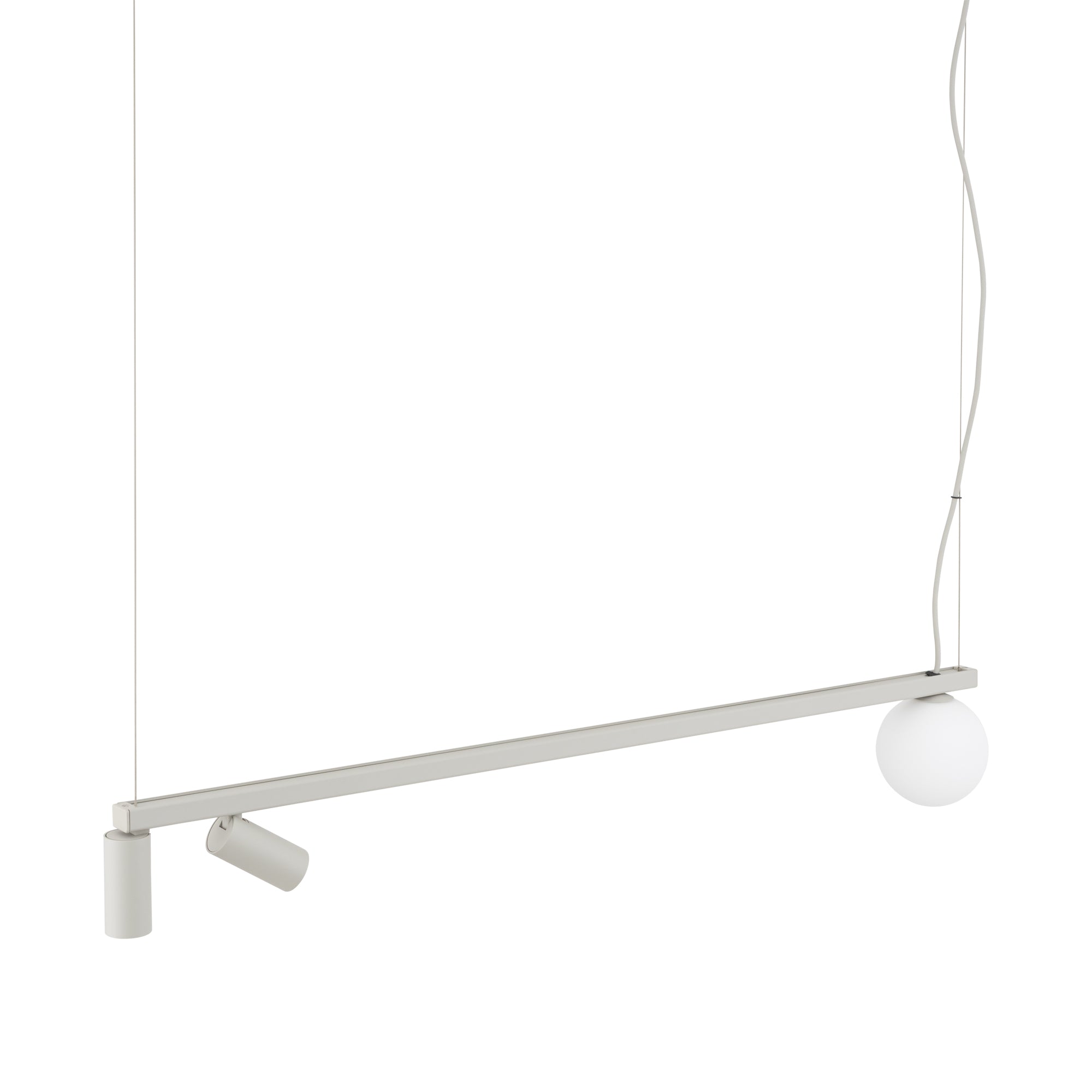 Nowodvorski Lampa wisząca FOURTY 10W only LED 50/60Hz - Aluminium lakierowane - Silk gray 11450