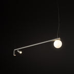 Nowodvorski Lampa wisząca FOURTY 10W only LED 50/60Hz - Aluminium lakierowane - Silk gray 11450