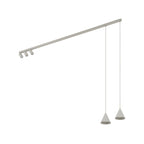 Nowodvorski Lampa przysufitowa FOURTY 10W only LED 50/60Hz - Aluminium lakierowane - Silk gray 11451