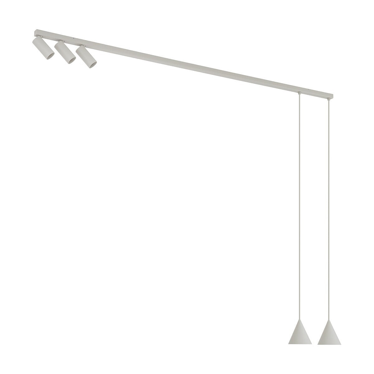 Nowodvorski Lampa przysufitowa FOURTY 10W only LED 50/60Hz - Aluminium lakierowane - Silk gray 11451