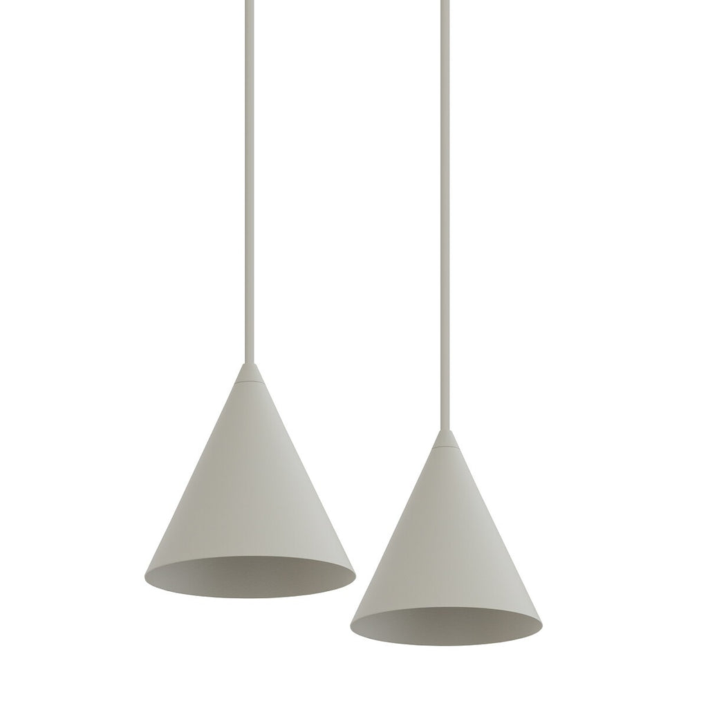 Nowodvorski Lampa przysufitowa FOURTY 10W only LED 50/60Hz - Aluminium lakierowane - Silk gray 11451