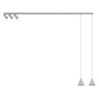 Nowodvorski Lampa przysufitowa FOURTY 10W only LED 50/60Hz - Aluminium lakierowane - Silk gray