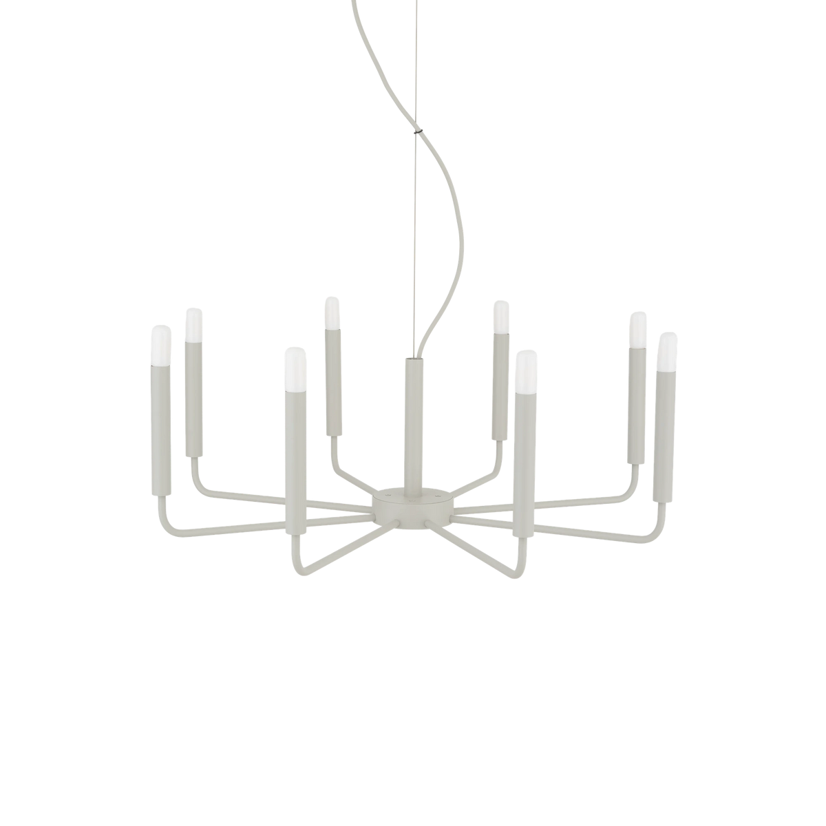 Nowodvorski Żyrandol ORTO 10W only LED 50/60Hz - Stal lakierowana - Silk gray 11461