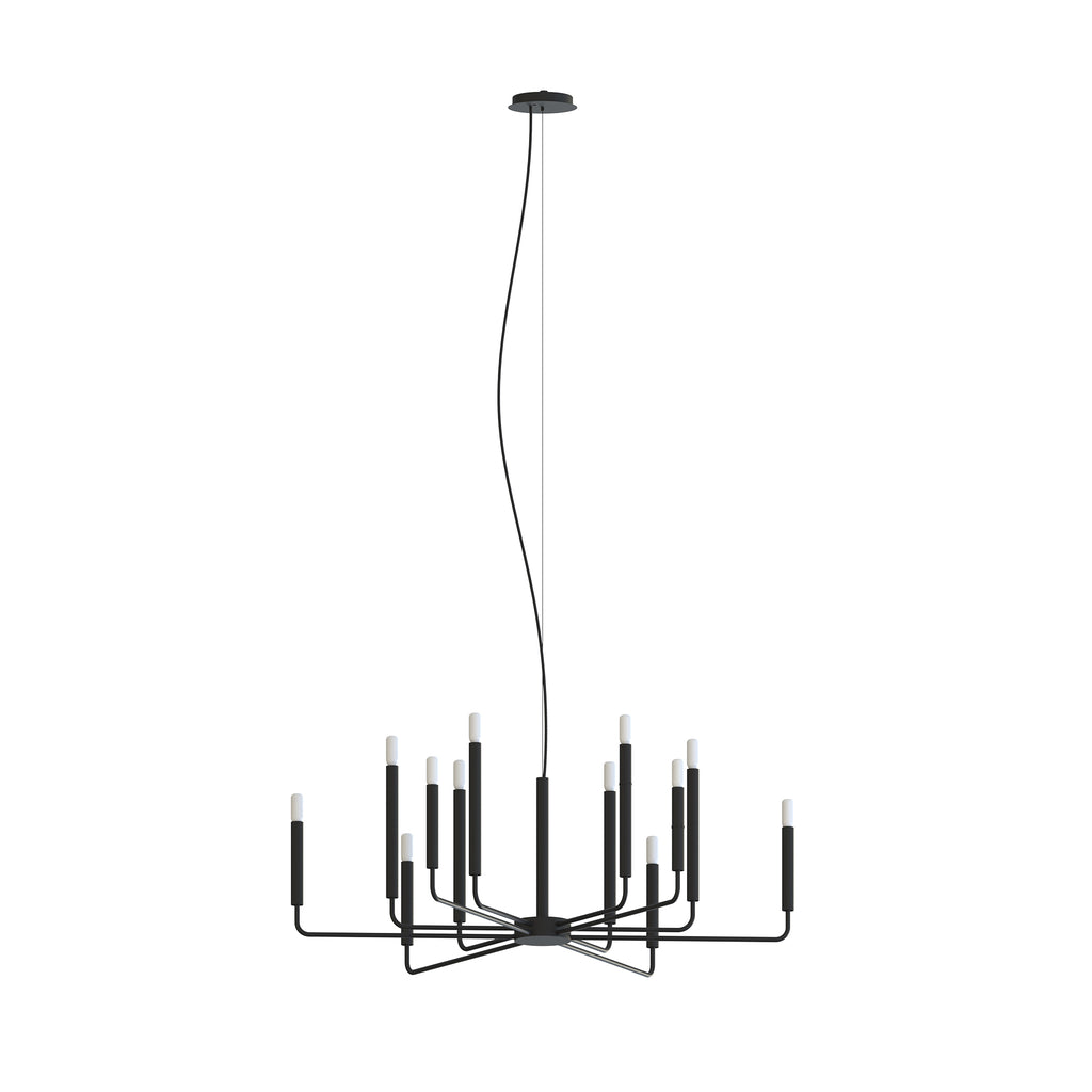Nowodvorski Żyrandol ORTO A 10W only LED 50/60Hz - Stal lakierowana - Czarny
