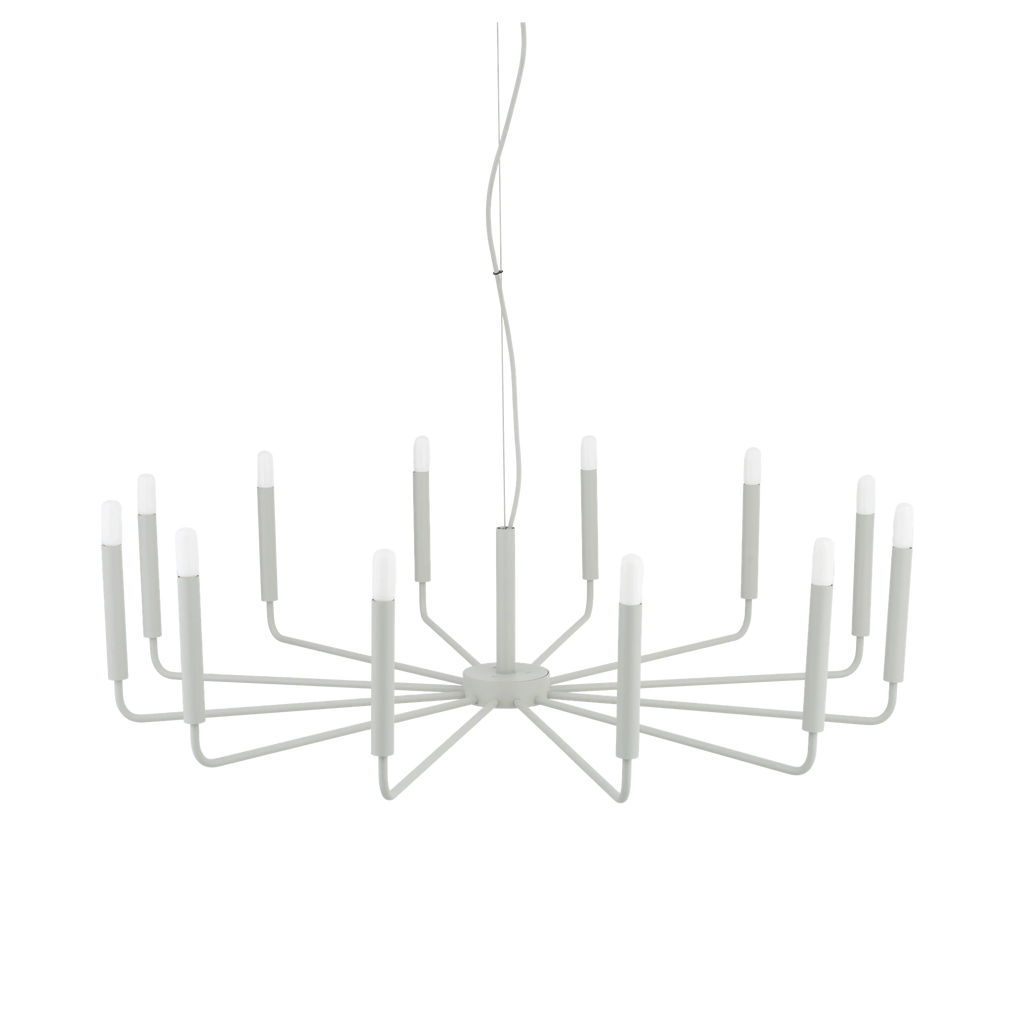 Nowodvorski Żyrandol ORTO B 10W only LED 50/60Hz - Stal lakierowana - Silk gray 11465