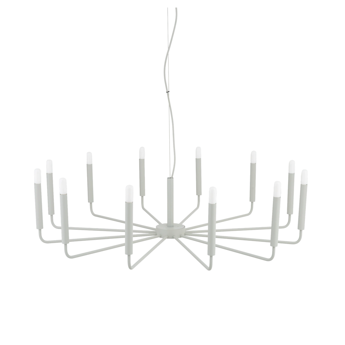 Nowodvorski Żyrandol ORTO B 10W only LED 50/60Hz - Stal lakierowana - Silk gray 11465