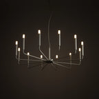 Nowodvorski Żyrandol ORTO B 10W only LED 50/60Hz - Stal lakierowana - Silk gray 11465