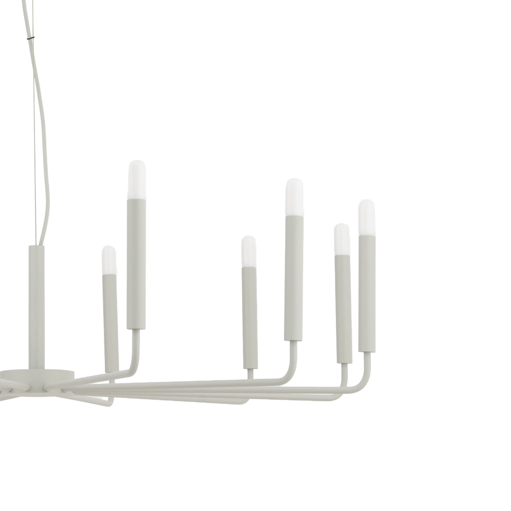 Nowodvorski Żyrandol ORTO B 10W only LED 50/60Hz - Stal lakierowana - Silk gray 11465