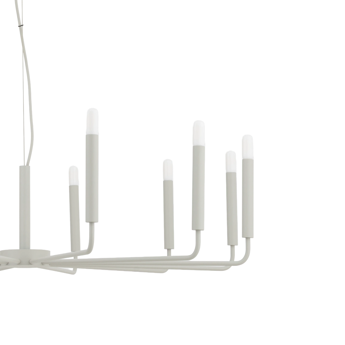 Nowodvorski Żyrandol ORTO B 10W only LED 50/60Hz - Stal lakierowana - Silk gray 11465